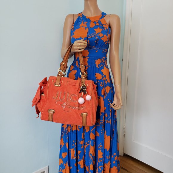 NWOT Juicy Couture with Beautiful Cherry Charms, Terrycloth Bag. - Picture 15 of 17